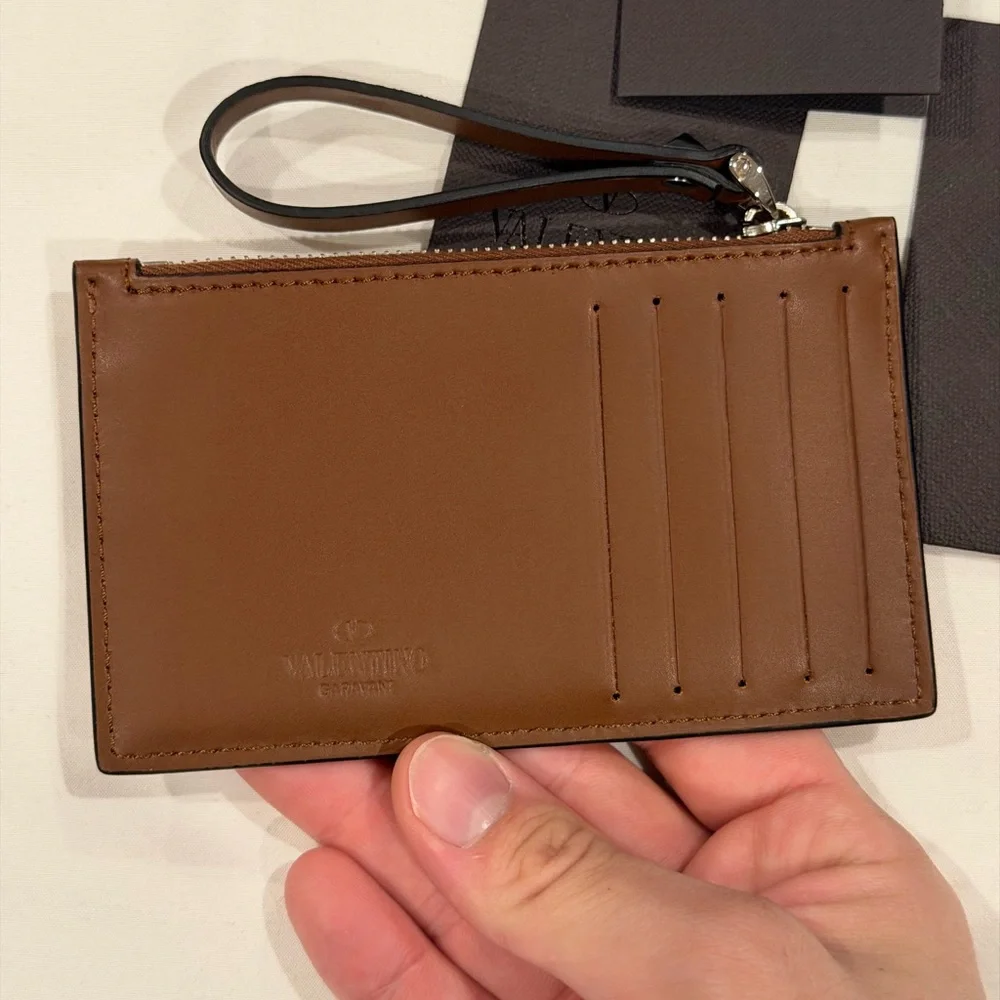 Valentino Brown Leather Wallet